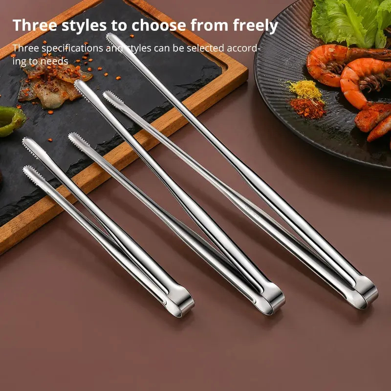 Camping Cooking And Dining Set - 1-4Pcs Stainless Steel Barbecue Clip Grill