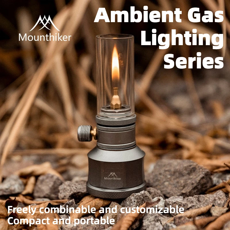Camping Cooking With Gas - MOUNTAINHIKER Outdoor Gas Light Set Picnic