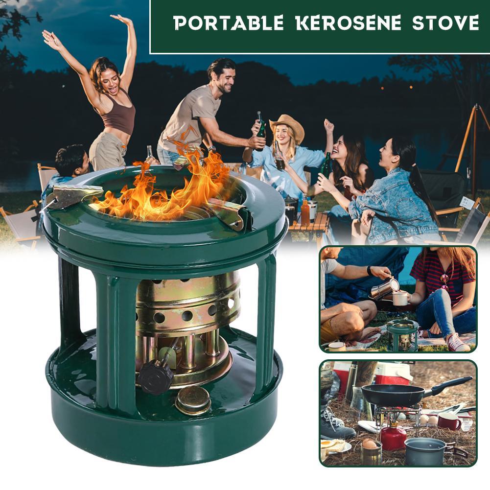 Camping Cooking Heater - Outdoor 8 Wicks Oil Heater Stove