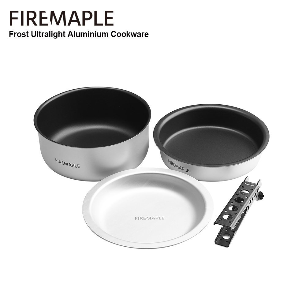 Camping Cooking Pot Stainless Steel - Fire-Maple Frost Ultralight Aluminium Cookware Plate