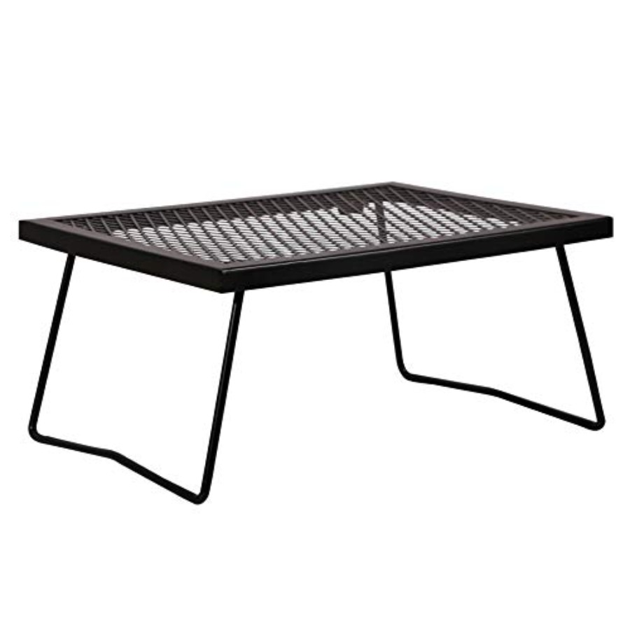 Camping Cooking Over Fire - Folding Campfire Grill Heavy Duty Steel