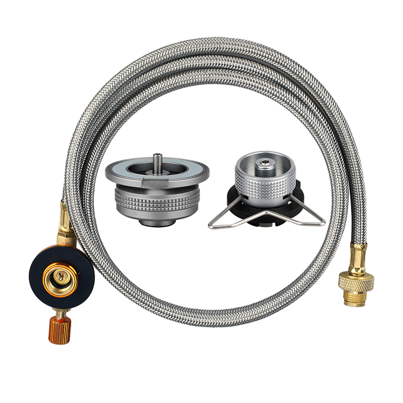Camping Cooking Windshield - Outdoor Stove Gas Adapter Split Stove