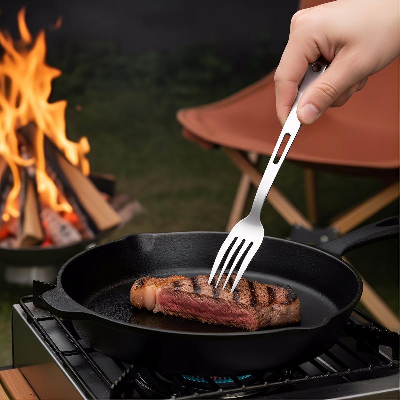 Camping Cooking Knife Set - Outdoor Camping Cutlery Set 3Pcs 430