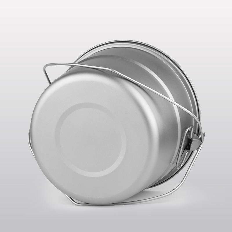 Titanium Hanging Pot with Stea - Camping Hanging Cooking Pot ulasan dan harga