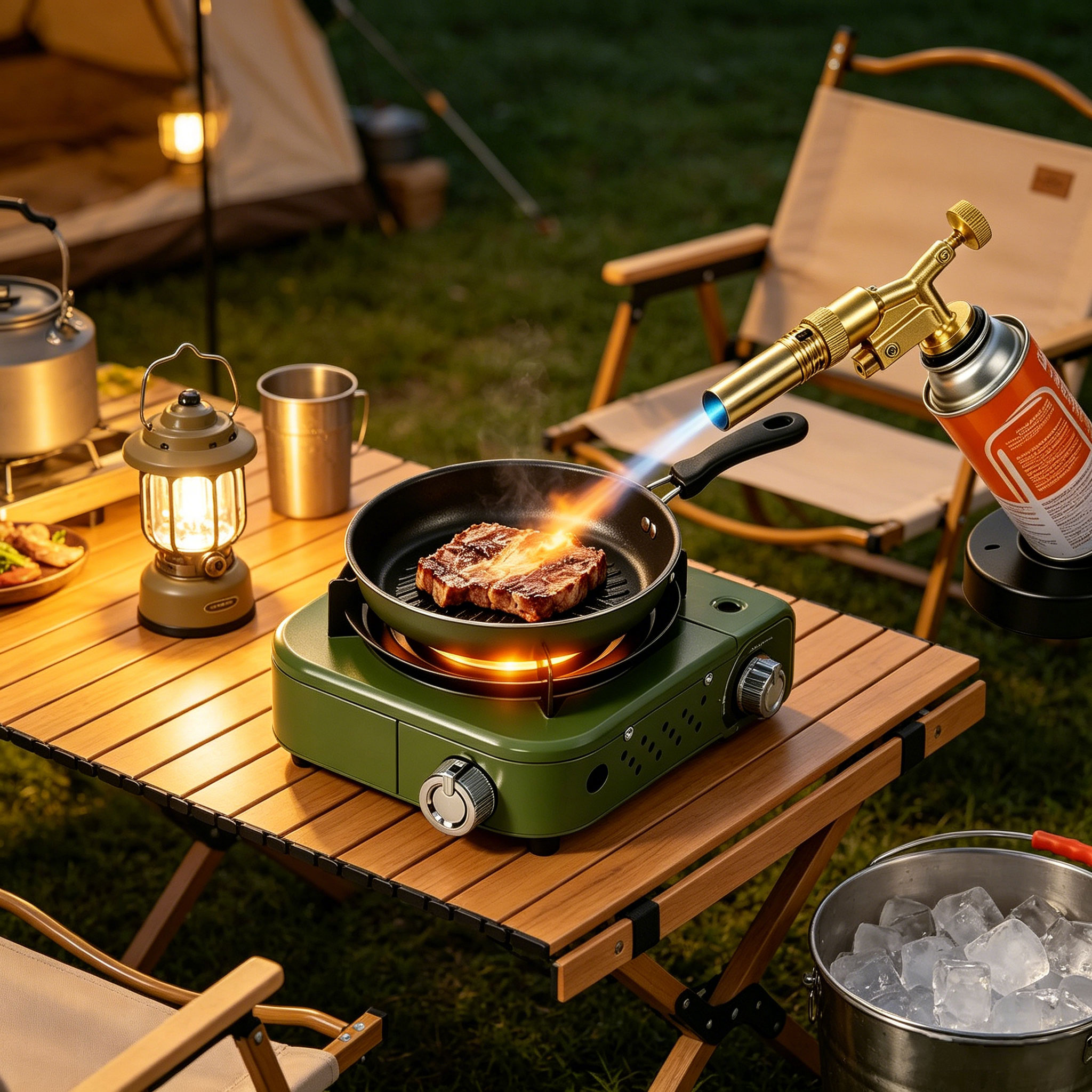 Beiyue 2026 Portable Gas Campi - Camping Cooking Windshield ulasan dan harga