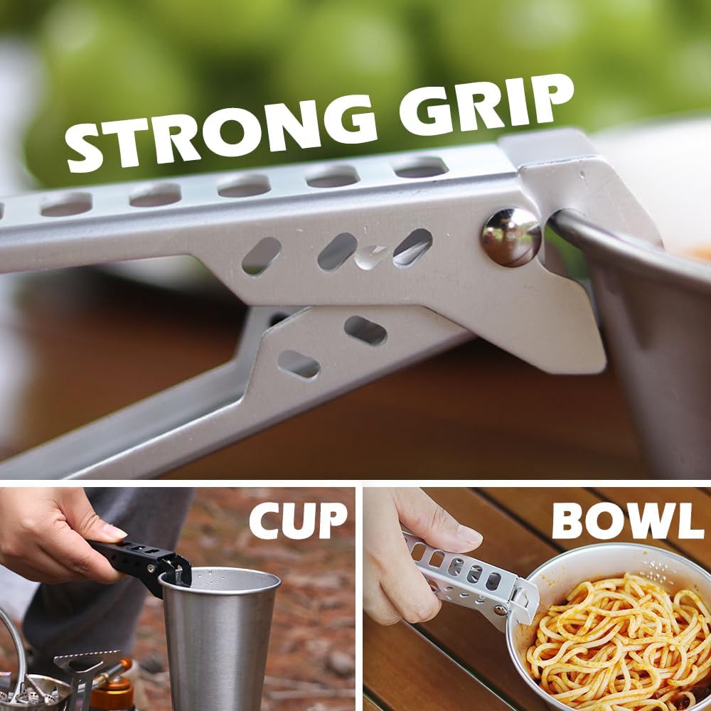 Outdoor Heat-resistant Pot Gri - Camping Cooking Pot Stainless Steel ulasan dan harga