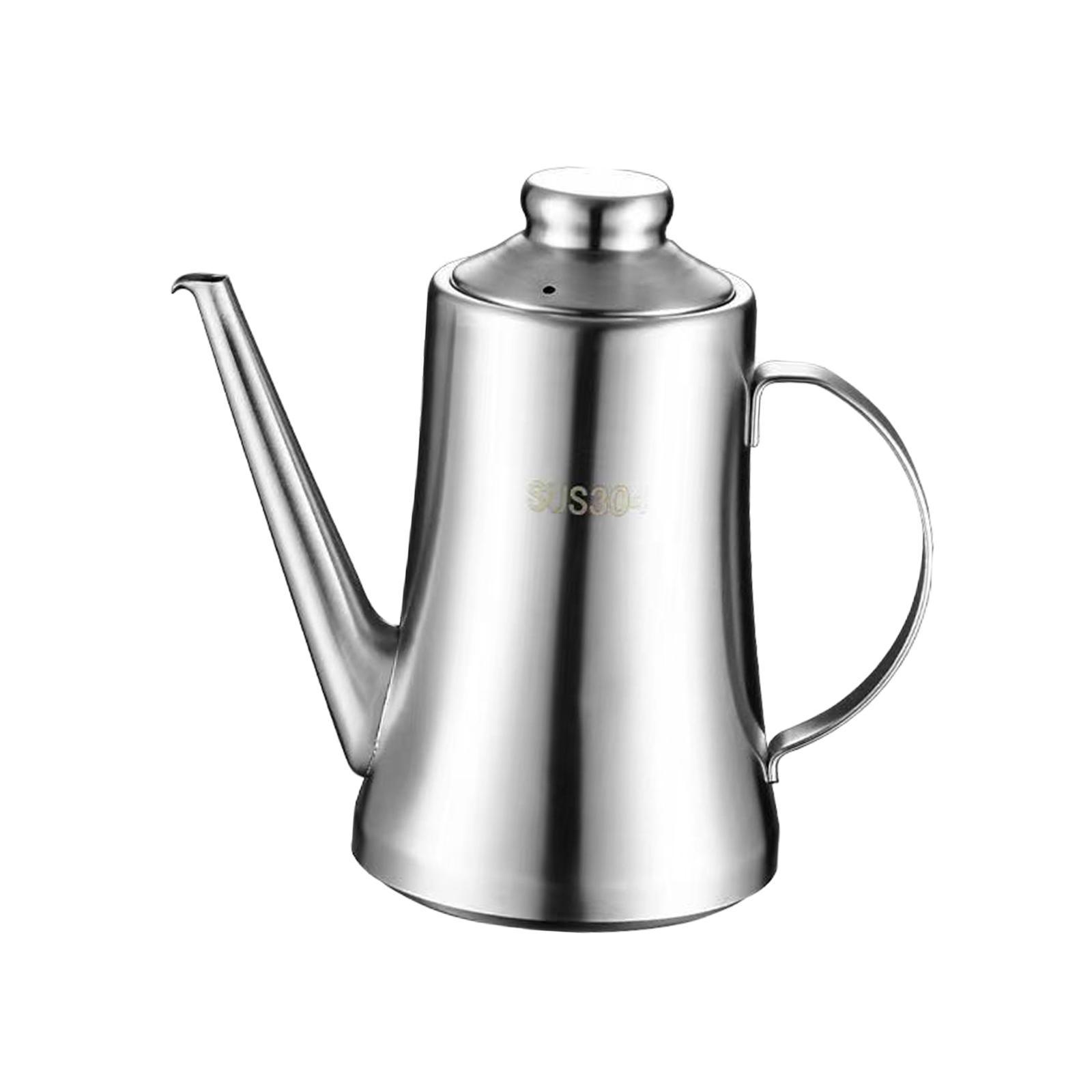 Stainless Steel Oil Pot with F - Camping Cooking Oil Container ulasan dan harga