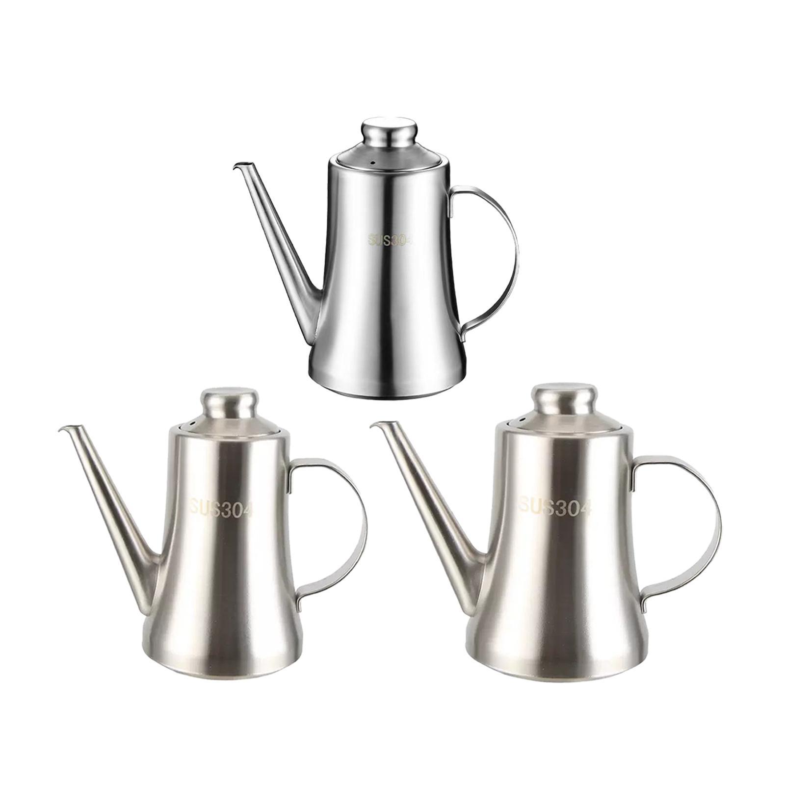 Stainless Steel Oil Pot with F - Camping Cooking Oil Container ulasan dan harga