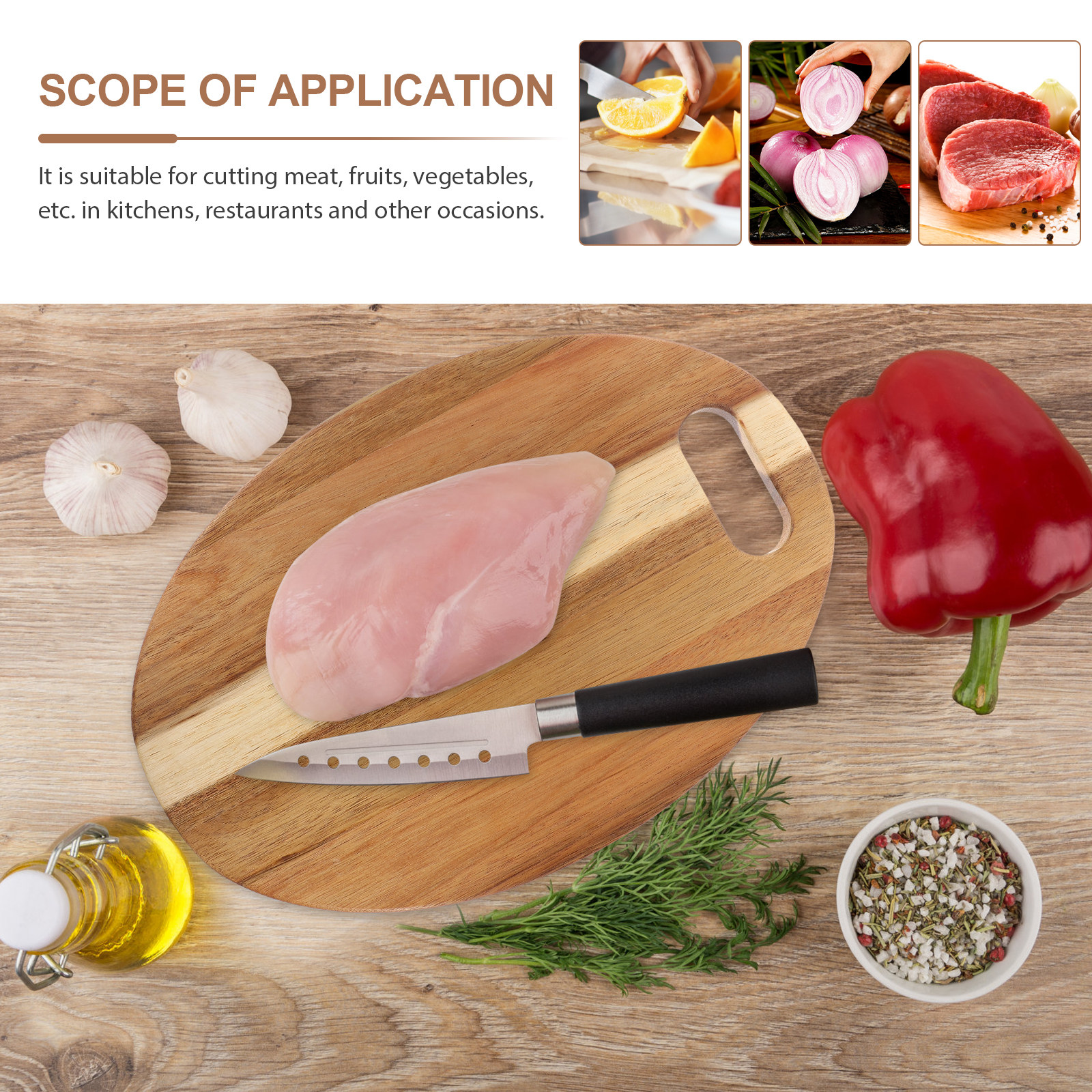 Small Wood Cutting Board for K - Camp Cutting Board ulasan dan harga