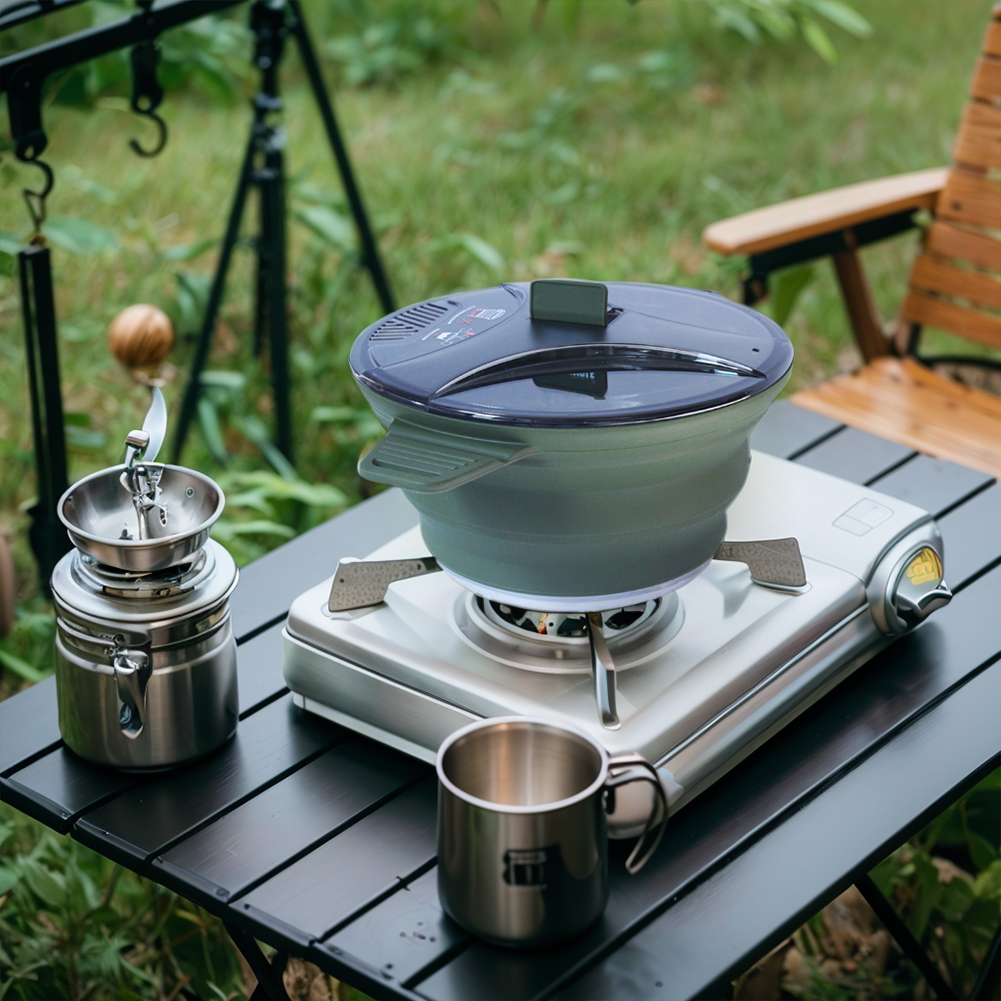 Outdoor Camping Folding Pot, S - Camping Cooking Pot Stainless Steel ulasan dan harga
