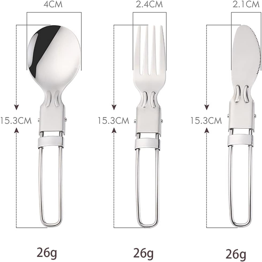 Camping Flatware Sets Stainles - Camping Cooking Knife Set ulasan dan harga