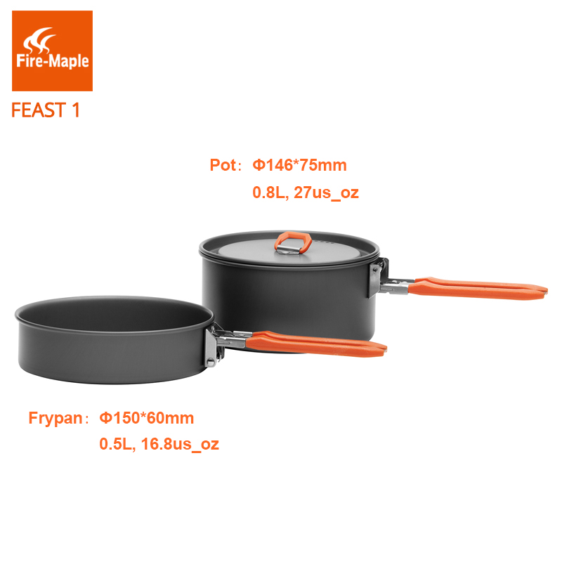 Fire Maple Feast 1 Outdoor Cam - Camping Cooking Ware Set ulasan dan harga