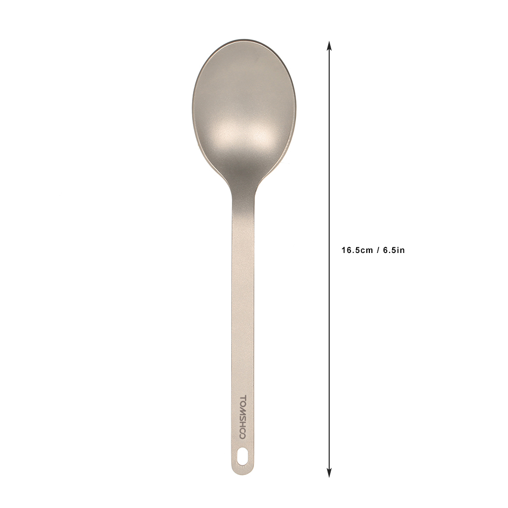 TOMSHOO Titanium Tableware Din - Camping Cooking Cutlery Set ulasan dan harga