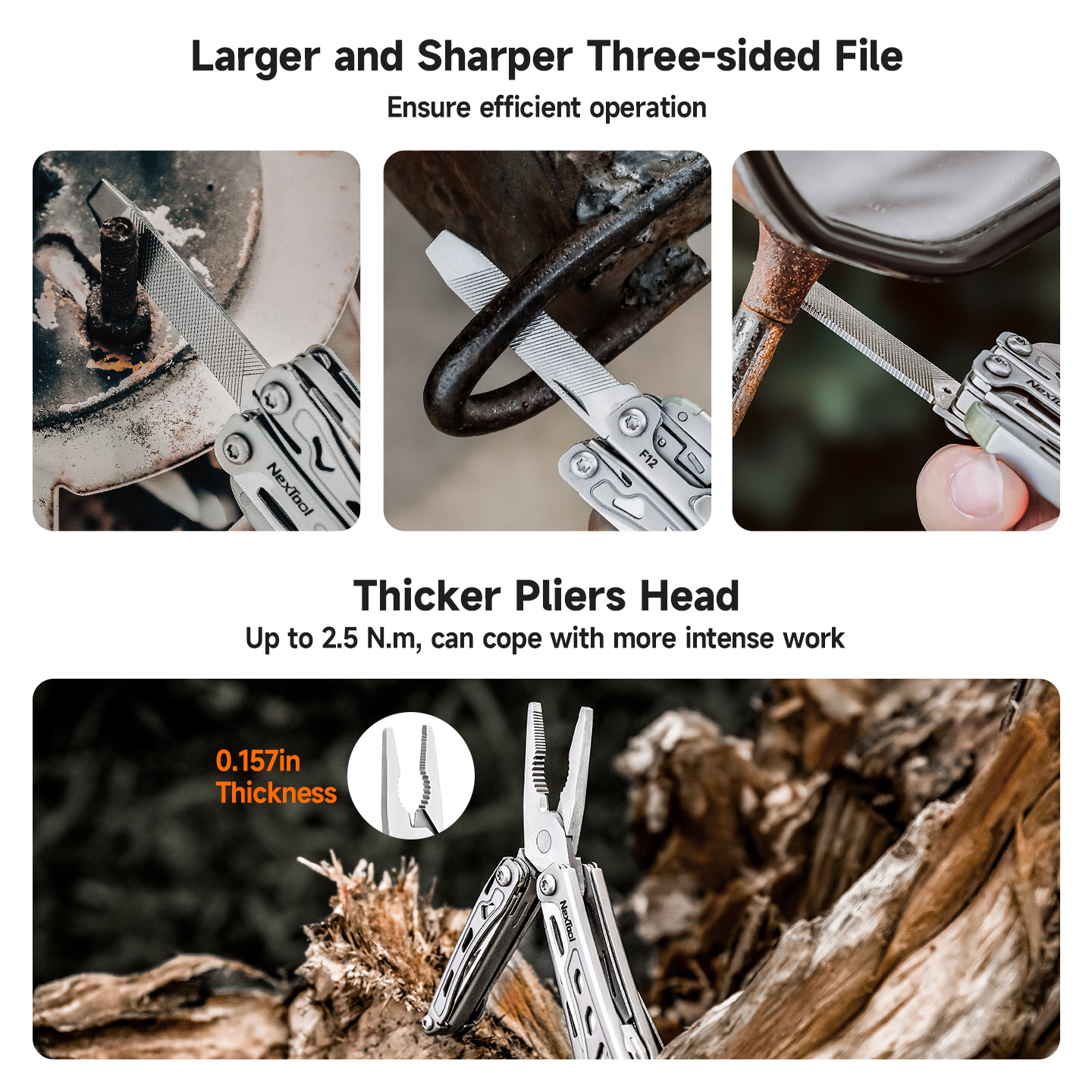 New NexTool Mini Flagship F12  - Camping Cooking Knife Set ulasan dan harga