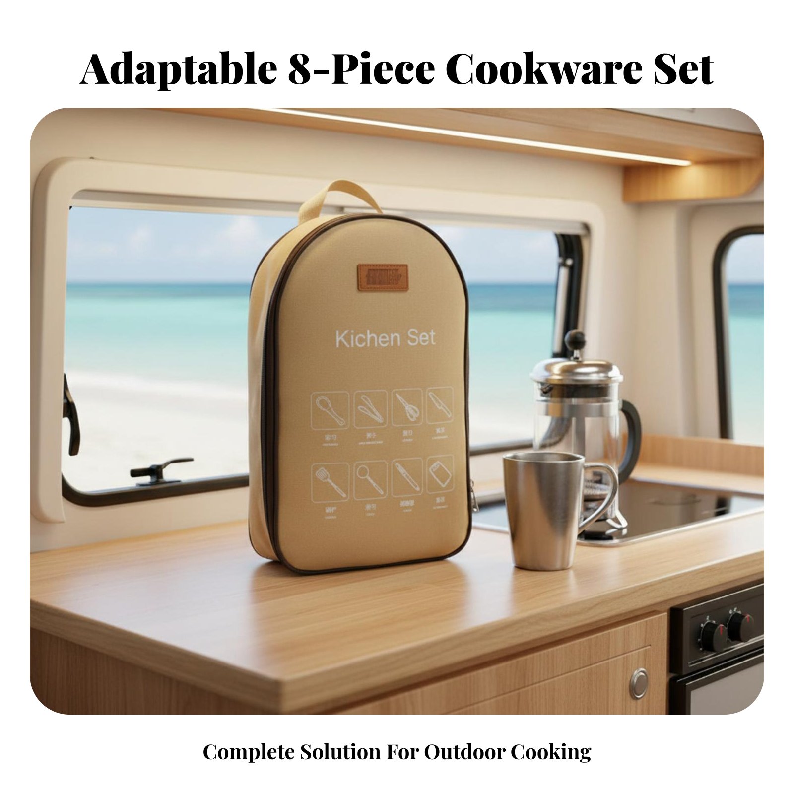 Outdoor Portable Cooking Utens - Camping Cooking And Dining Set ulasan dan harga