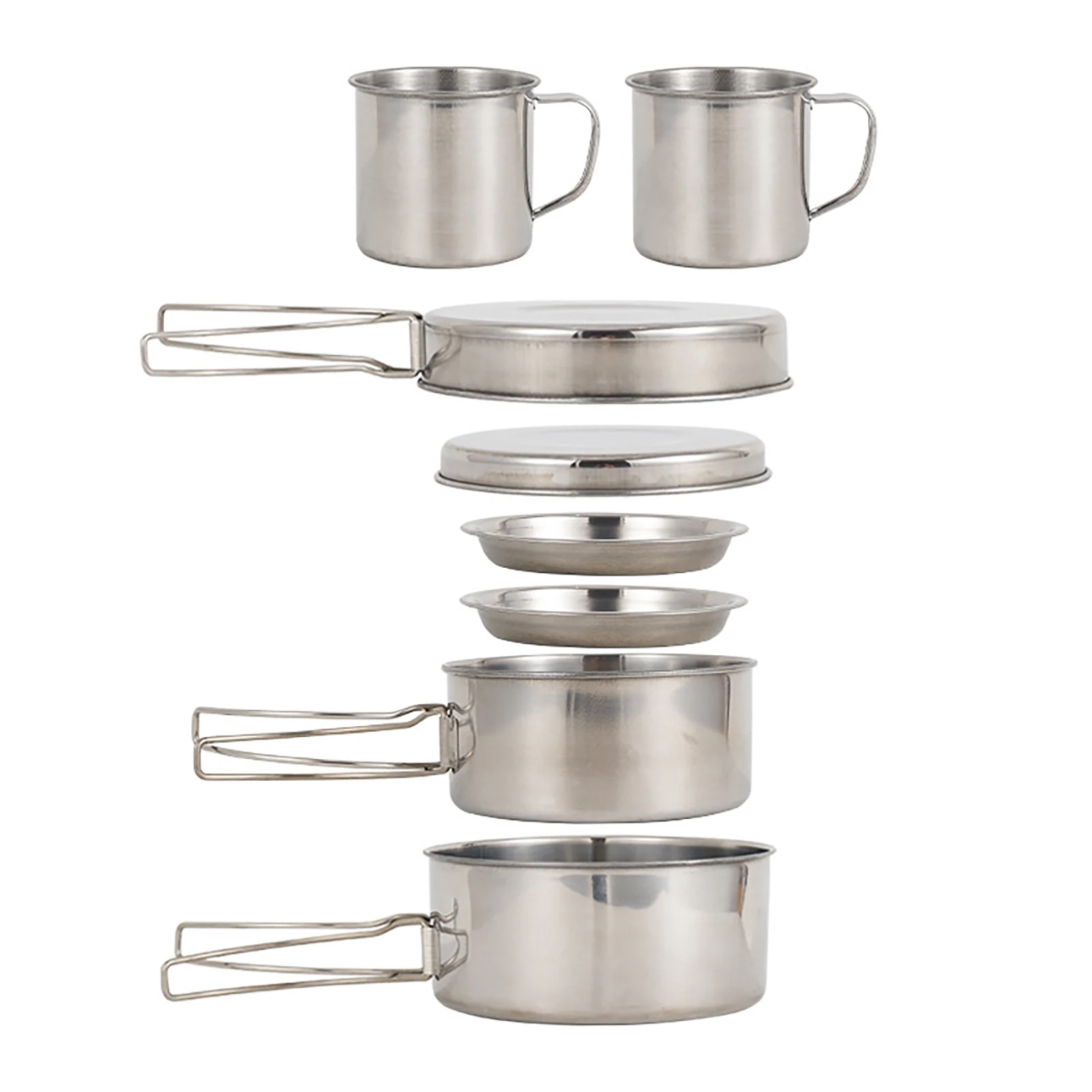 For 8PCS Camping Cookware Mess - Camping Cooking Mess Kit ulasan dan harga