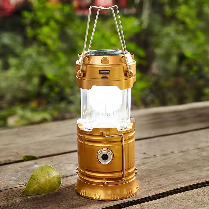 Solar Camping Light Portable R - Camping Cooking Over Fire ulasan dan harga