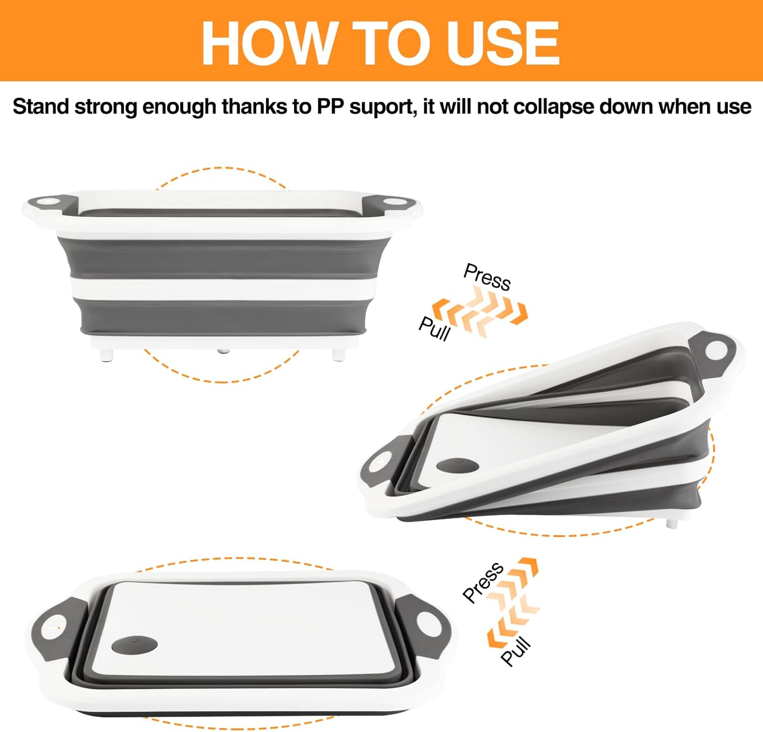 Collapsible BBQ Prep Tub/Cutti - Camp Cutting Board ulasan dan harga