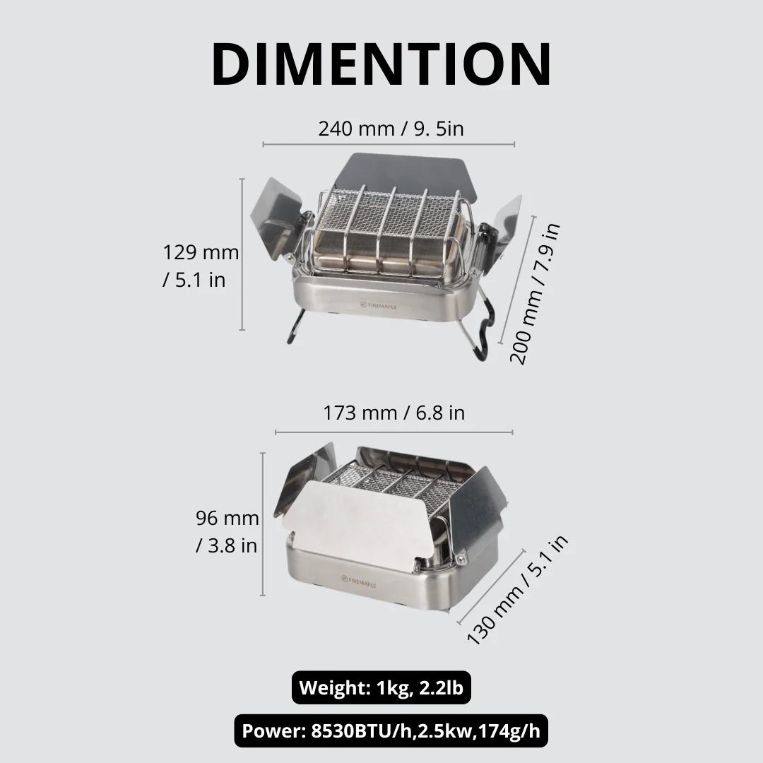 Fire-Maple Sunflower X Gas Cam - Camping Cooking With Gas ulasan dan harga