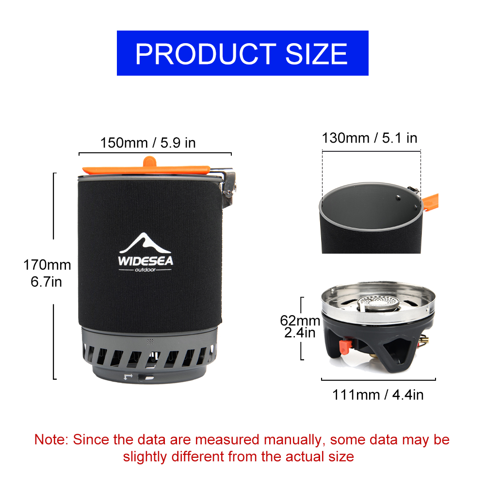 Widesea Camping Cooking System - Camping Cooking Ware Set ulasan dan harga