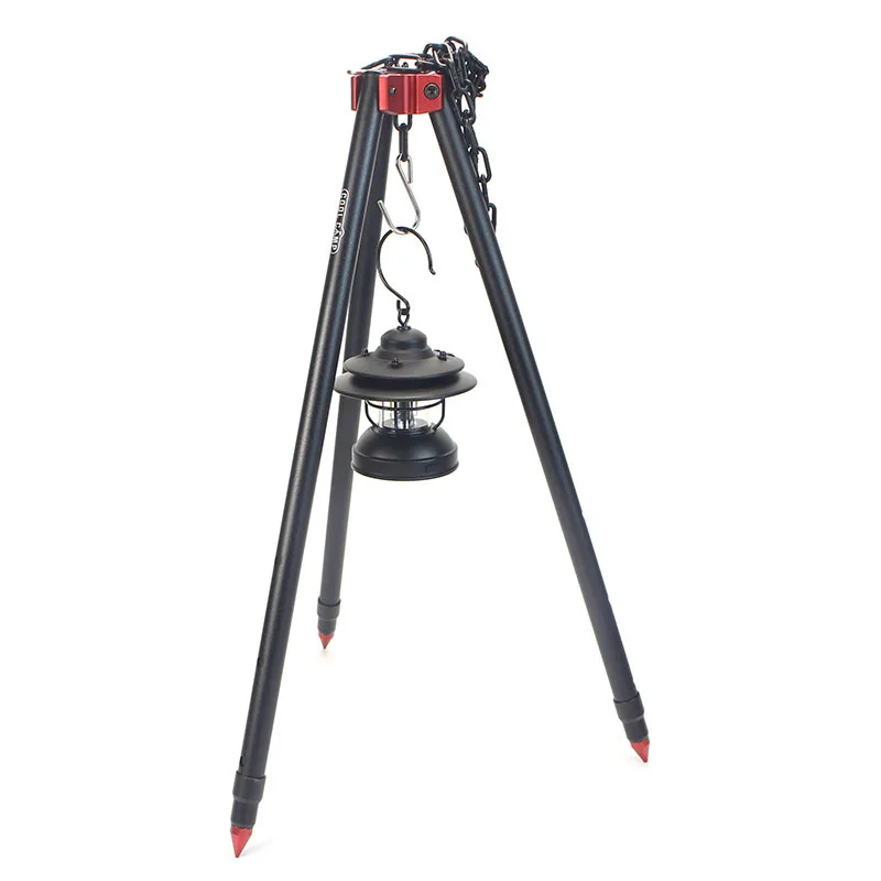 Outdoor Large Bonfire Tripod P - Camping Hanging Cooking Pot ulasan dan harga