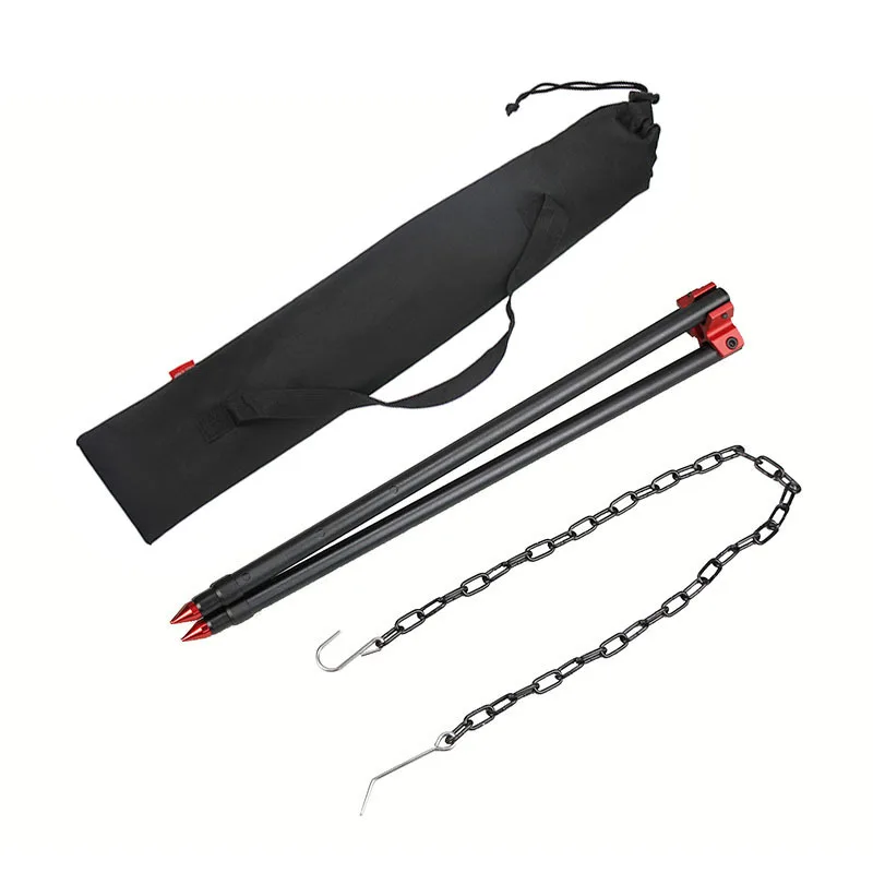 Outdoor Large Bonfire Tripod P - Camping Hanging Cooking Pot ulasan dan harga