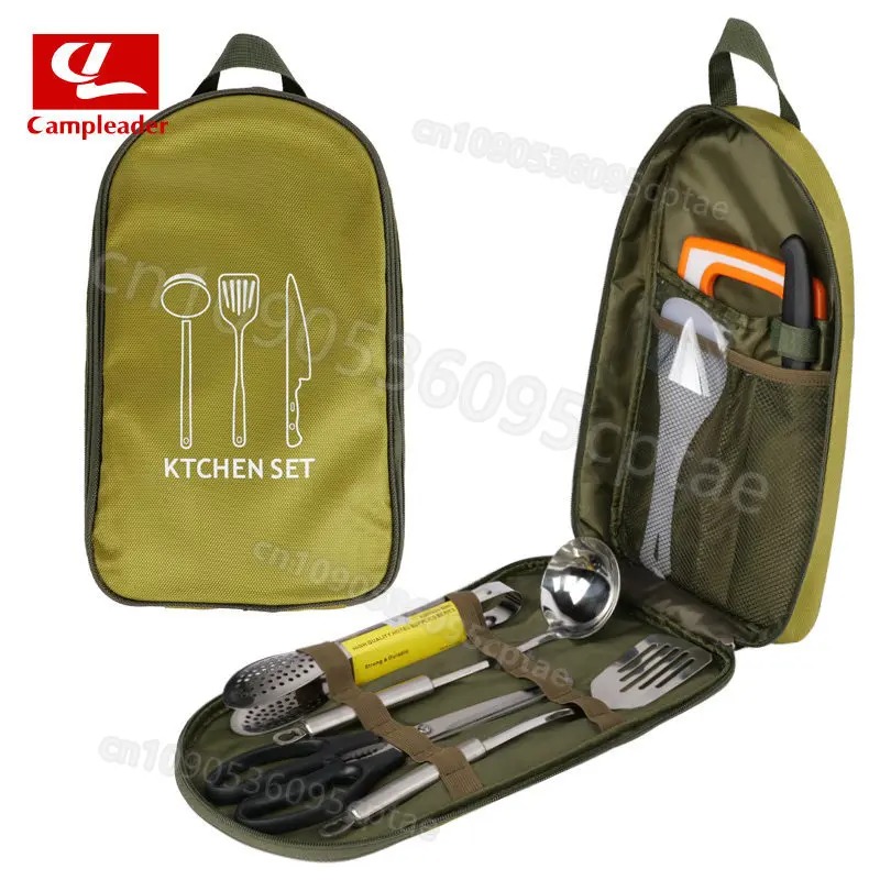 Outdoor Cutlery Portable Set C - Camping Cooking Knife Set ulasan dan harga