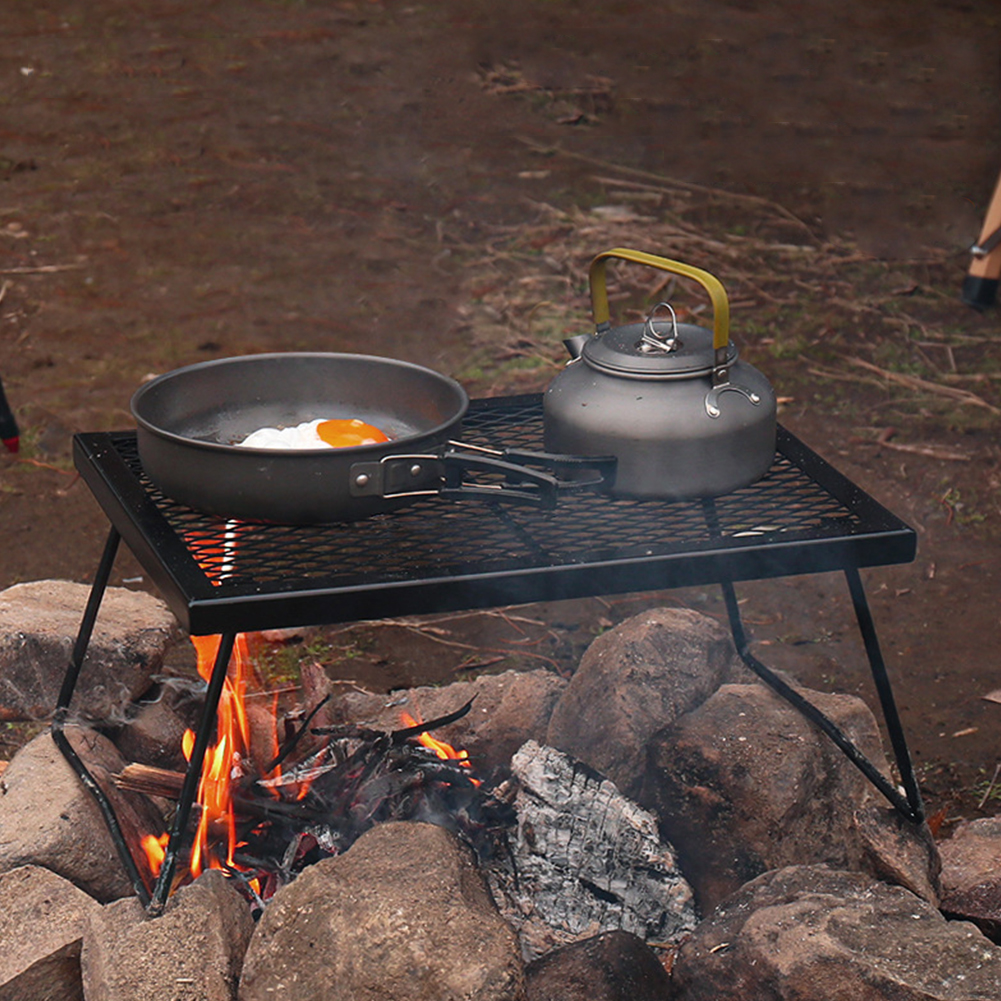 Campfire Grill Grate Folding O - Camping Cooking Over Fire ulasan dan harga