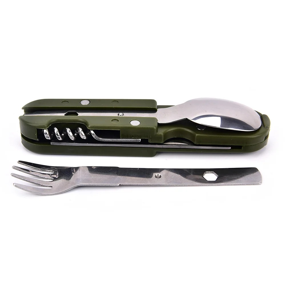 Camping Cutlery Stainless Stee - Camping Cooking Cutlery Set ulasan dan harga