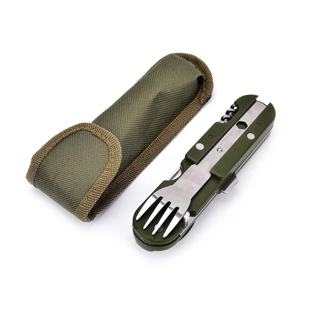 Camping Cutlery Stainless Stee - Camping Cooking Cutlery Set ulasan dan harga
