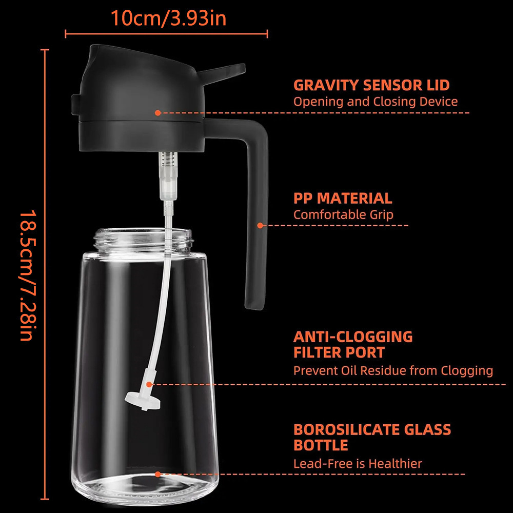 470ml Oil Spray Bottle Kitchen - Camping Cooking Oil Container ulasan dan harga
