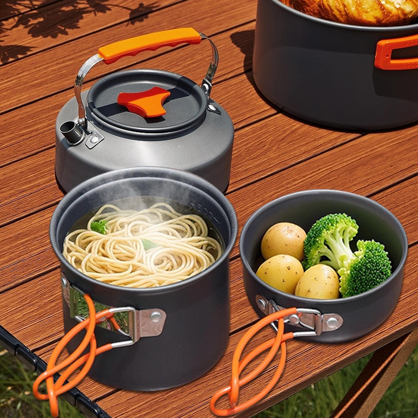 Portable Camping Cookware Set  - Camping Cooking Knife Set ulasan dan harga