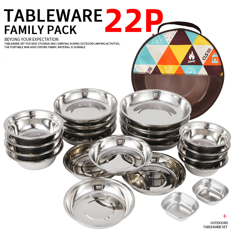 CLS Outdoor Camping 22pcs Dini - Camping Cooking And Dining Set ulasan dan harga