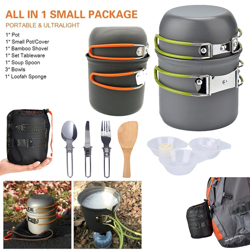 New Camping Pot  Portable Outd - Camping Cooking Knife Set ulasan dan harga