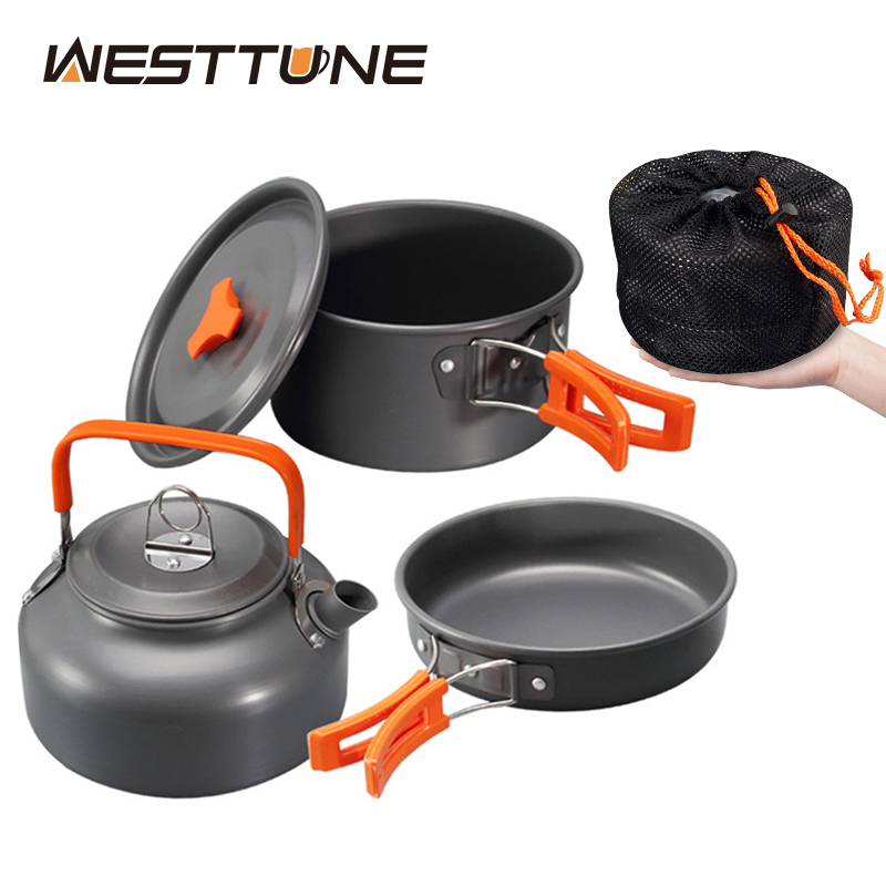 WESTTUNE Camping Cookware Kit  - Camping Cooking Ware Set ulasan dan harga