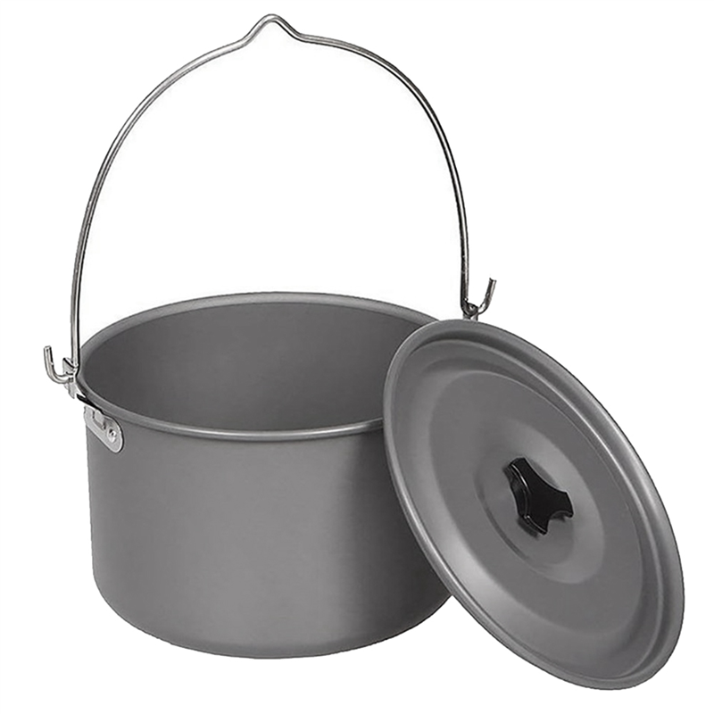 2X Outdoor Camping Picnic Hang - Camping Hanging Cooking Pot ulasan dan harga
