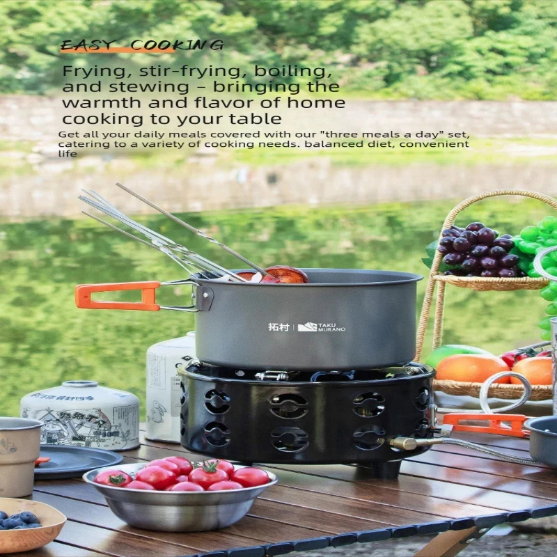 Camping Cookware Set Outdoor P - Camping Cooking And Dining Set ulasan dan harga