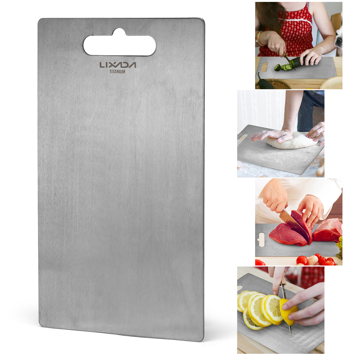 Lixada 1.8MM Thick Titanium Cu - Camp Cutting Board ulasan dan harga