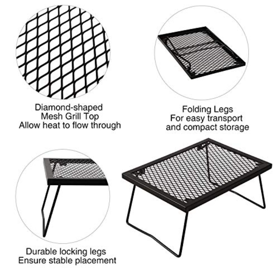 Folding Campfire Grill Heavy D - Camping Cooking Over Fire ulasan dan harga