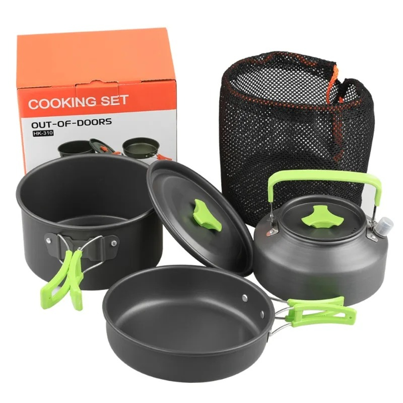 Camping Cooking Set, Outdoor K - Camping Cooking Ware Set ulasan dan harga