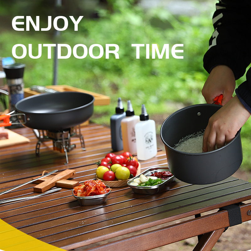 Camping Cooking Set, Outdoor K - Camping Cooking Ware Set ulasan dan harga