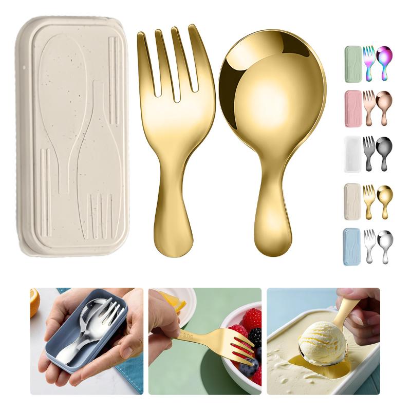 Stainless Steel Tableware Set  - Camping Cooking Cutlery Set ulasan dan harga