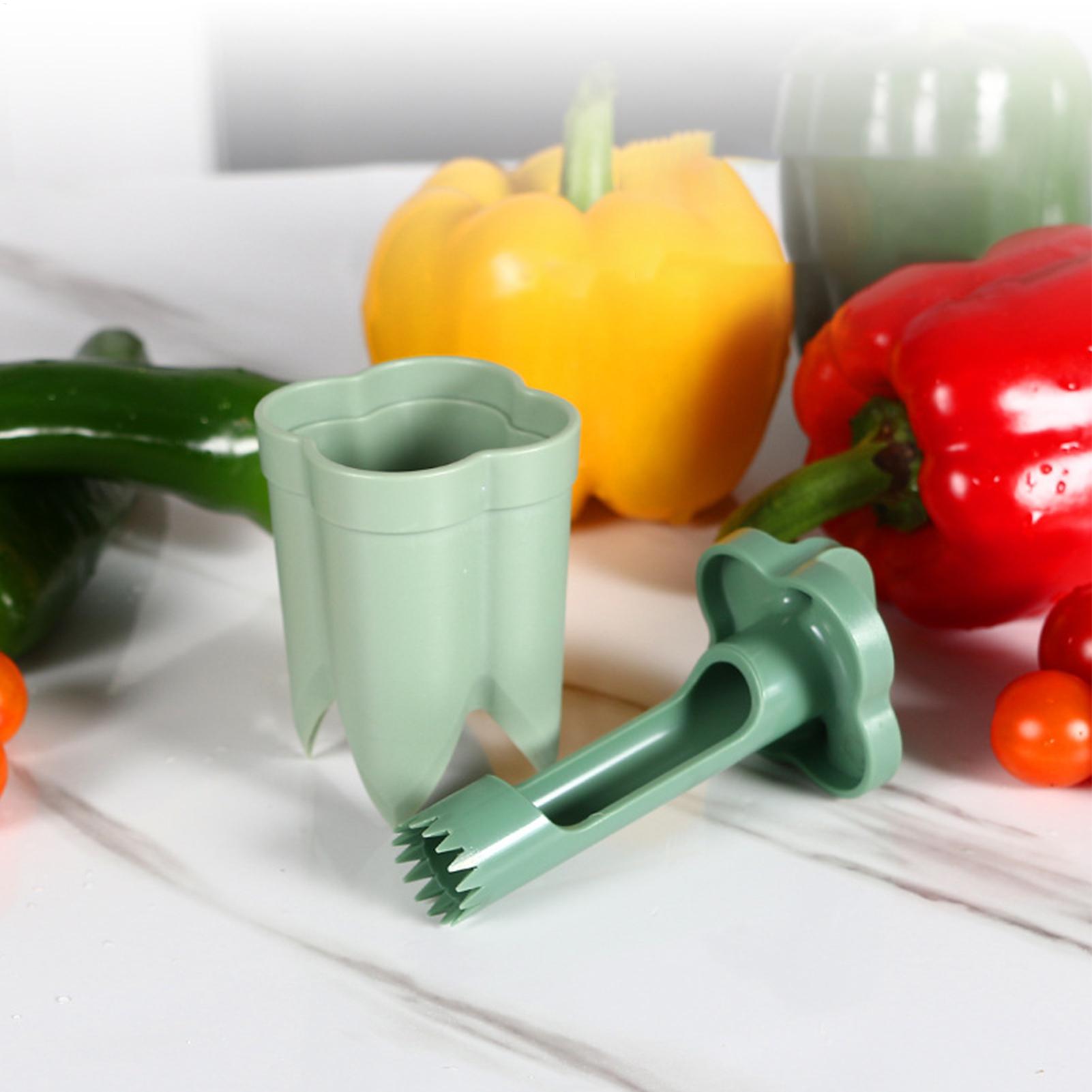 Pepper Core Remover 2 In 1 Bel - Camping Cooking Vegetables ulasan dan harga