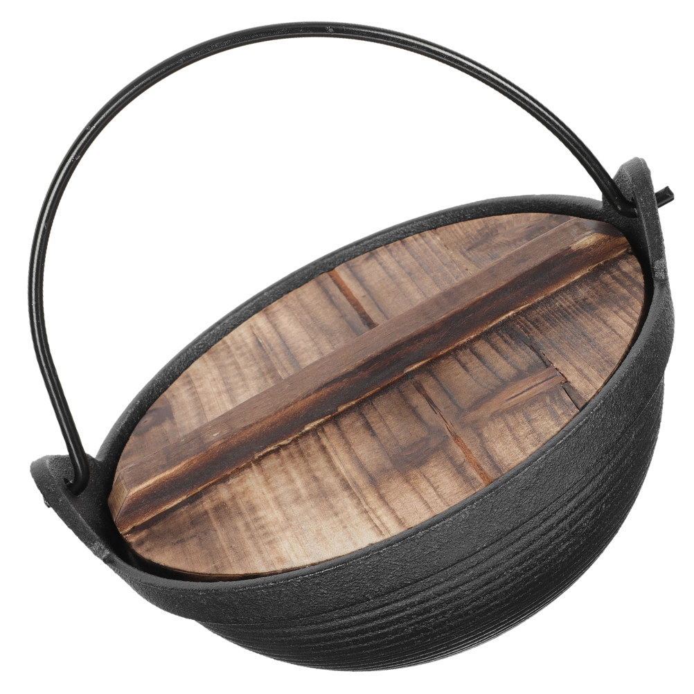 Iron Stewing Pot Japanese Styl - Camping Hanging Cooking Pot ulasan dan harga