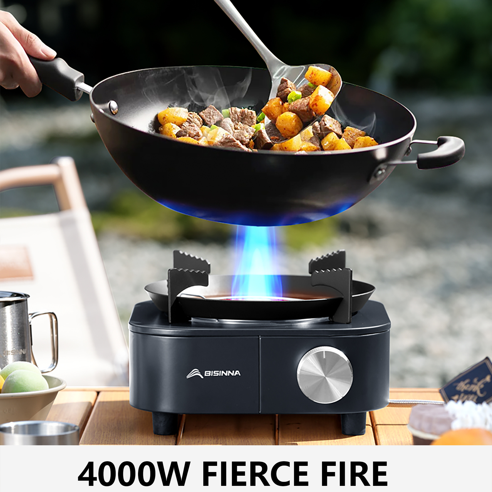 BISINNA 4000W High-power Infra - Camping Cooking Heater ulasan dan harga