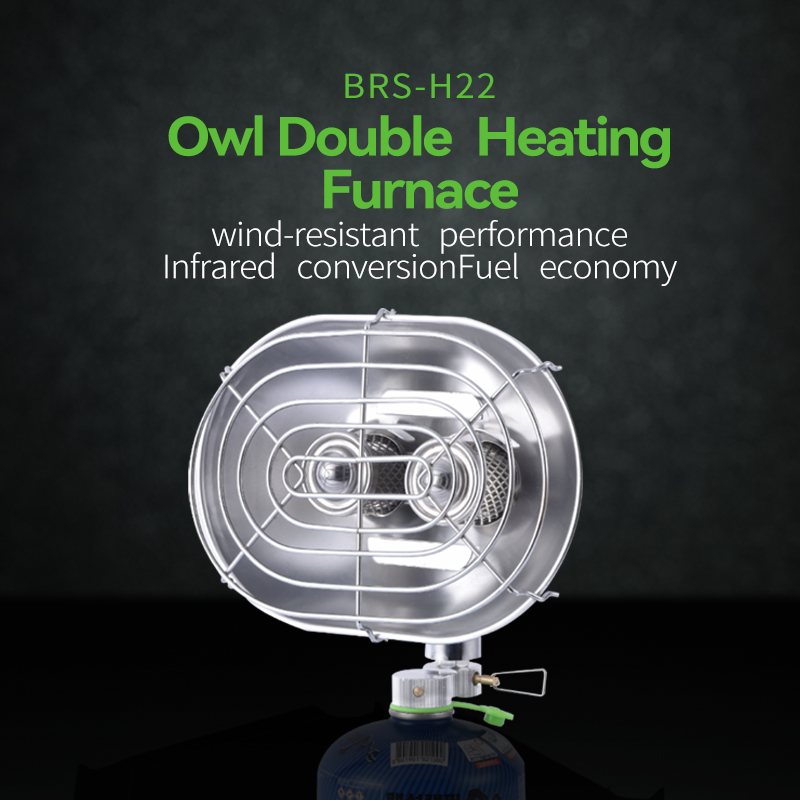 BRS-H22 Double2026 Head Outdoo - Camping Cooking Heater ulasan dan harga