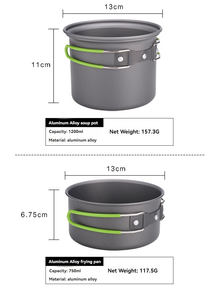 BRS-T15A Camping Cookware Mess - Camping Cooking Mess Kit ulasan dan harga