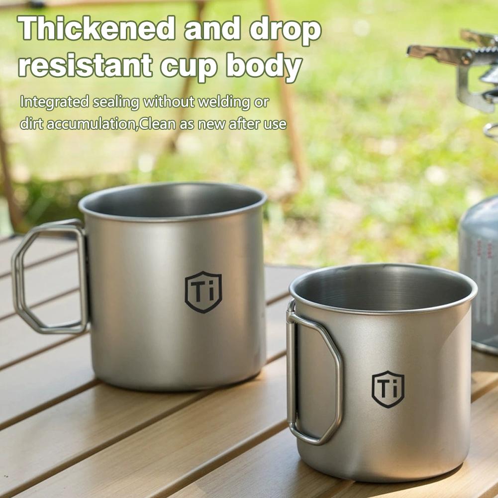 Camping Mug Titanium Cup Touri - Camping Cooking And Dining Set ulasan dan harga