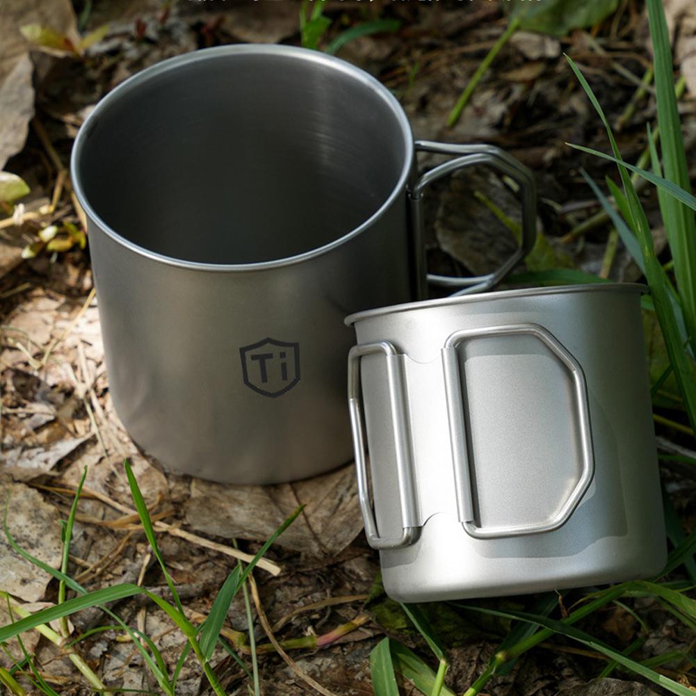 Camping Mug Titanium Cup Touri - Camping Cooking And Dining Set ulasan dan harga