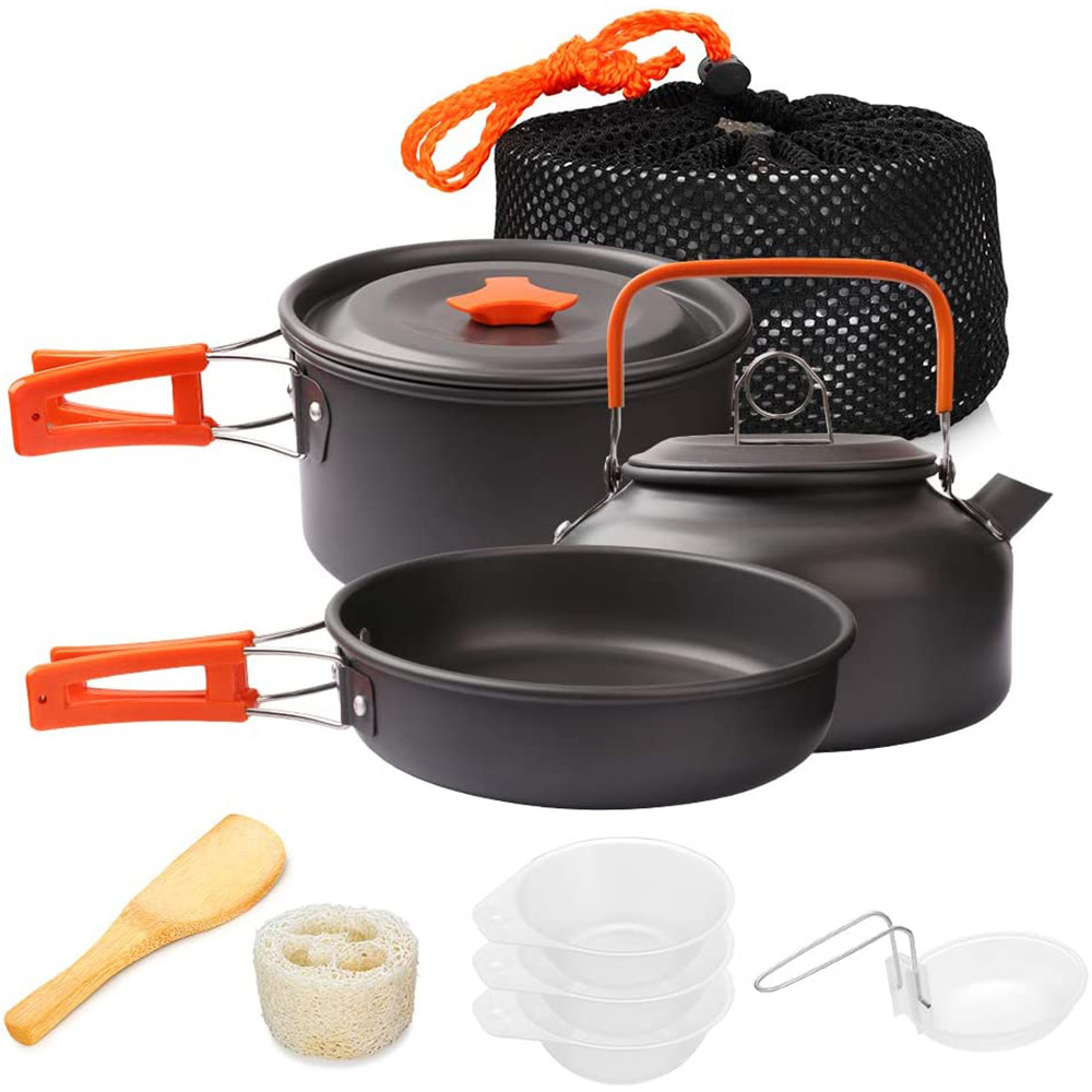 1pcs/1set Camping Cookware Kit - Camping Cooking Ware Set ulasan dan harga